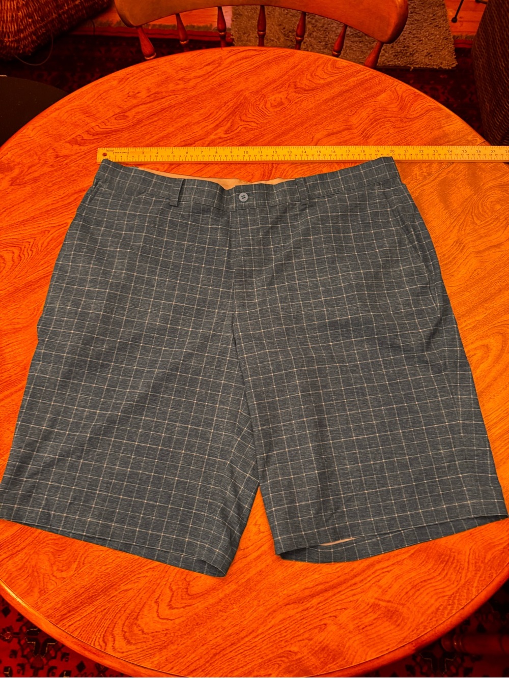 Nike Classic Men's Grid-Pattern Shorts in Blue